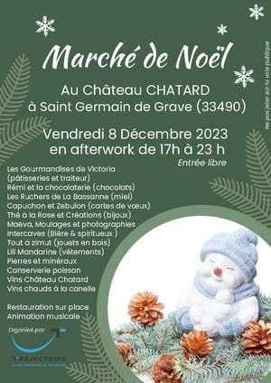 Les Ruchers de la Bassanne seront présent au marché de Noël du château Chatard à Saint-Germain-de-Grave