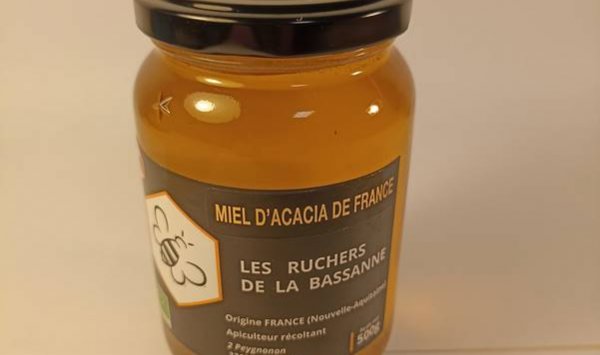 Miel d'acacia de Gironde 500g