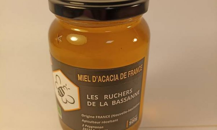 Miel d'acacia de Gironde 500g